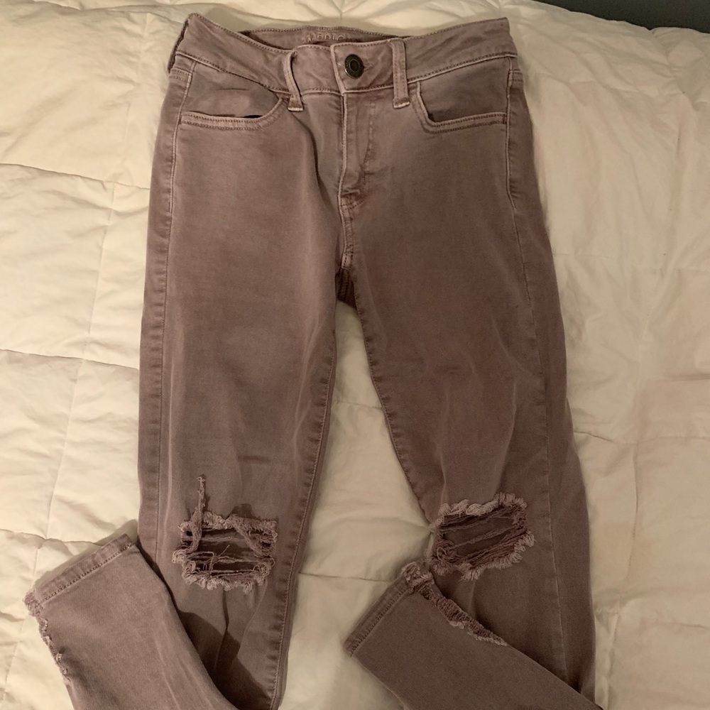 american eagle low rise jeans